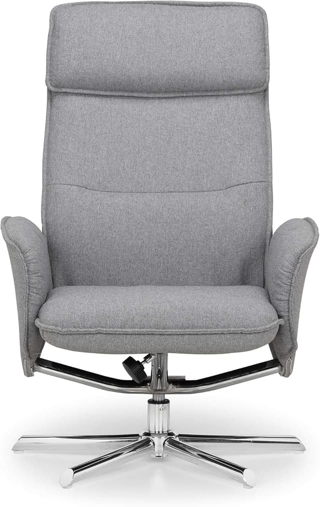Thumbnail 6 de Julian Bowen Aria Recliner and Stool (Grey Linen) – rise & recline style seating set