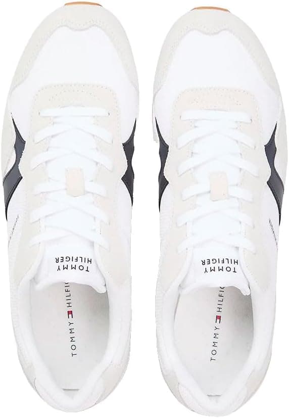 Detalle 2 de Tommy Hilfiger Men’s Runner Icon Mix Low Top Trainers (FM0FM05679)