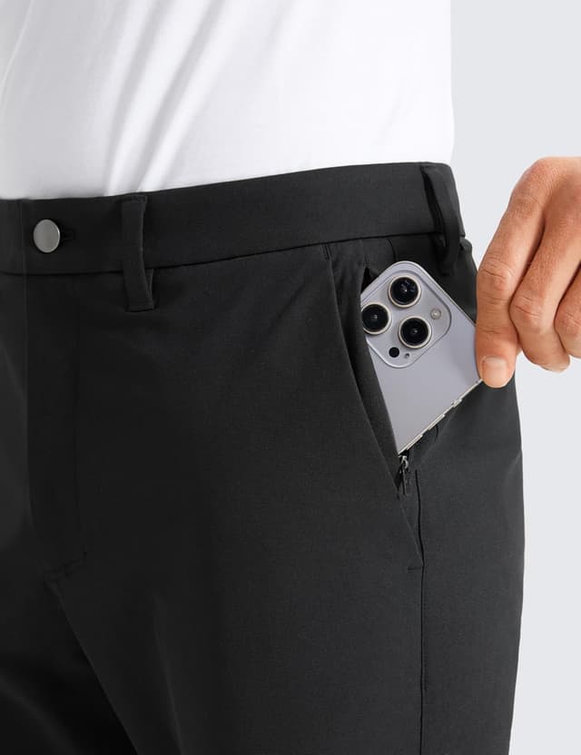 Detalle de CRZ YOGA pantaloni da golf da uomo elasticizzati con asciugatura rapida e tasche (76/81/86 cm)