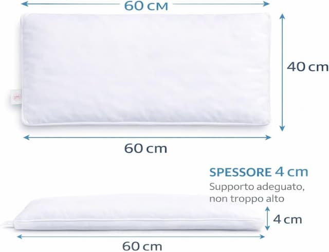 Detalle 2 de BABY WOLFY Cuscino Lettino Bambino 40x60 cm certificato OEKO-TEX®