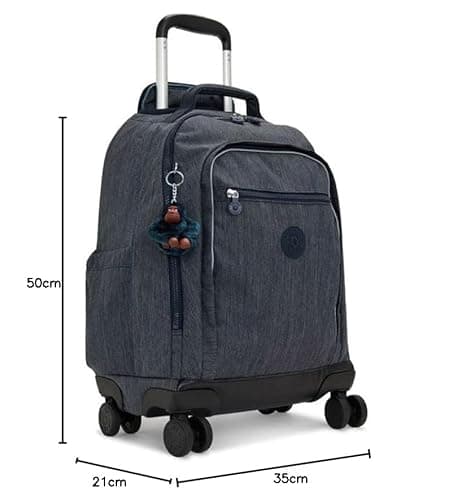 Thumbnail 7 de Kipling New Zea Mochila Grande con Ruedas 🧳 Azul Marino