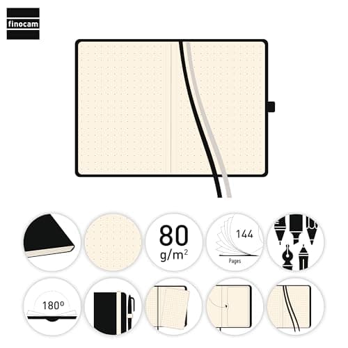 Thumbnail 7 de Finocam Cuaderno Nexo A5 Dotted 72 hojas 📒