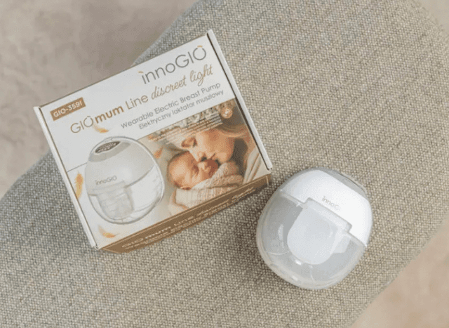 Detalle 2 de InnoGIO GIOmum Line Sacaleches Eléctrico Portátil con Luz