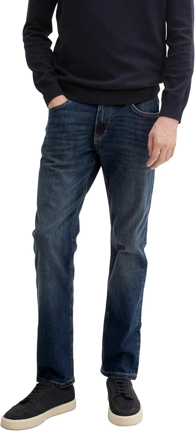 Detalle 2 de TOM TAILOR 1045908 Marvin Straight Jeans da uomo: comodi e versatili