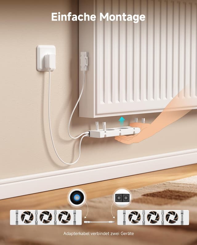 Thumbnail 5 de Heizkörper Ventilator Mono Set Smartes Heizgebläse 30% 📈