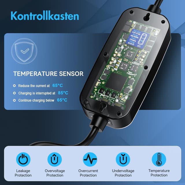 Thumbnail 6 de FNITAER EV Charger Cable Type 2 to 3 Pin 3 kW ⚡️🔌