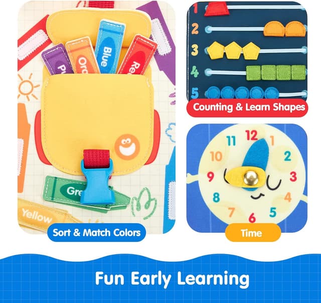 Thumbnail 4 de Busy Book Montessori for Preschoolers 1-3