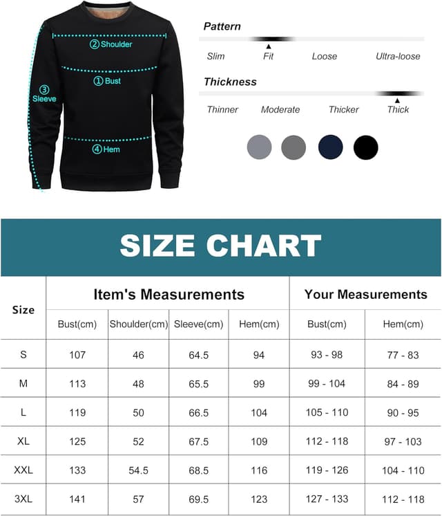 Thumbnail 5 de Libin Sweat-Shirt Homme chaud sans capuche