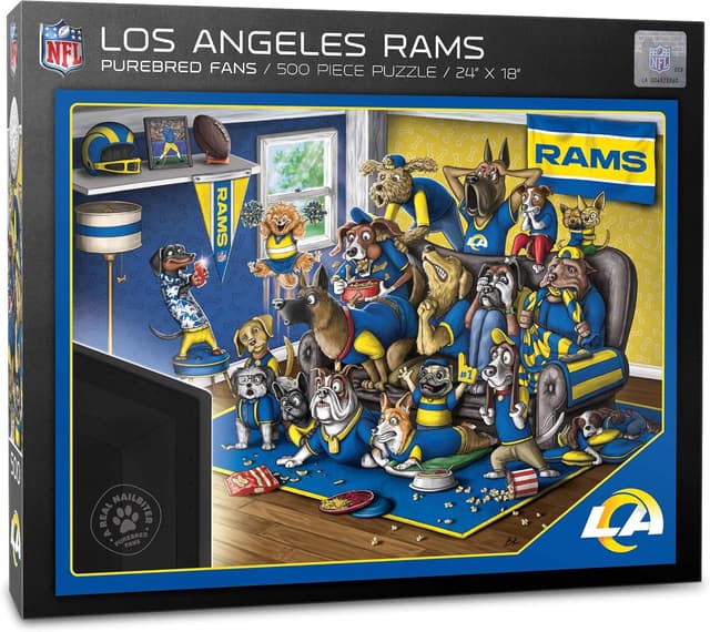 Thumbnail 6 de YouTheFan NFL Purebred Fans 500-Piece Puzzle (A Real Nailbiter)