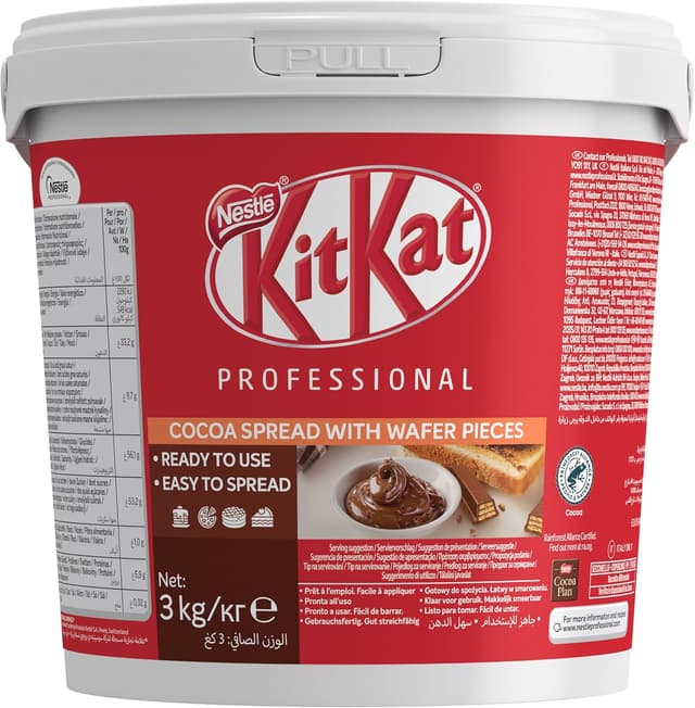 Thumbnail 13 de KITKAT Chocolate Untable con Galletas, Cubo 3kg 🍫