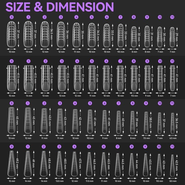 Thumbnail 1 de Gelike ec Nail Forms Nagelverlängerung 288 Stück 💅