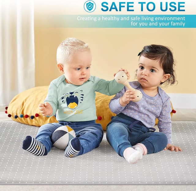 Detalle 2 de BesWin Office Chair Mat for Carpets (75x120cm) – Clear PVC desk chair floor protector for low pile carpets