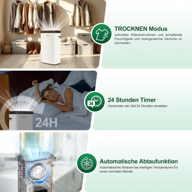 Thumbnail 3 de ELECCI Dehumidifier 12L for Home 100m³