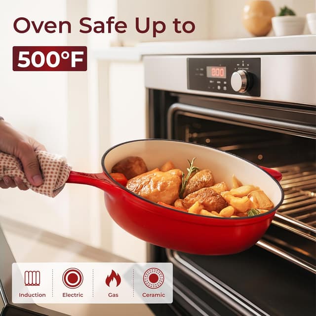 Detalle 2 de Kitchen Academy 7-Pc Cast Iron Set