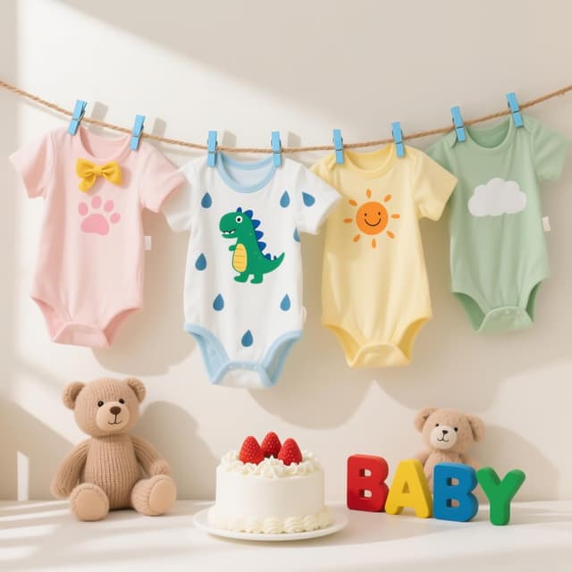 Detalle de jijAcraft Babyblau Holz Wäscheklammern 3,5 cm