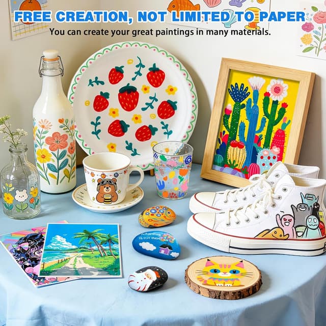 Thumbnail 3 de VAKKI 288 Color Acrylic Paint Pens