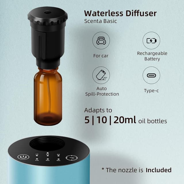 Thumbnail 1 de Diffusore auto profumo in lega di alluminio, timer 10/30/90s