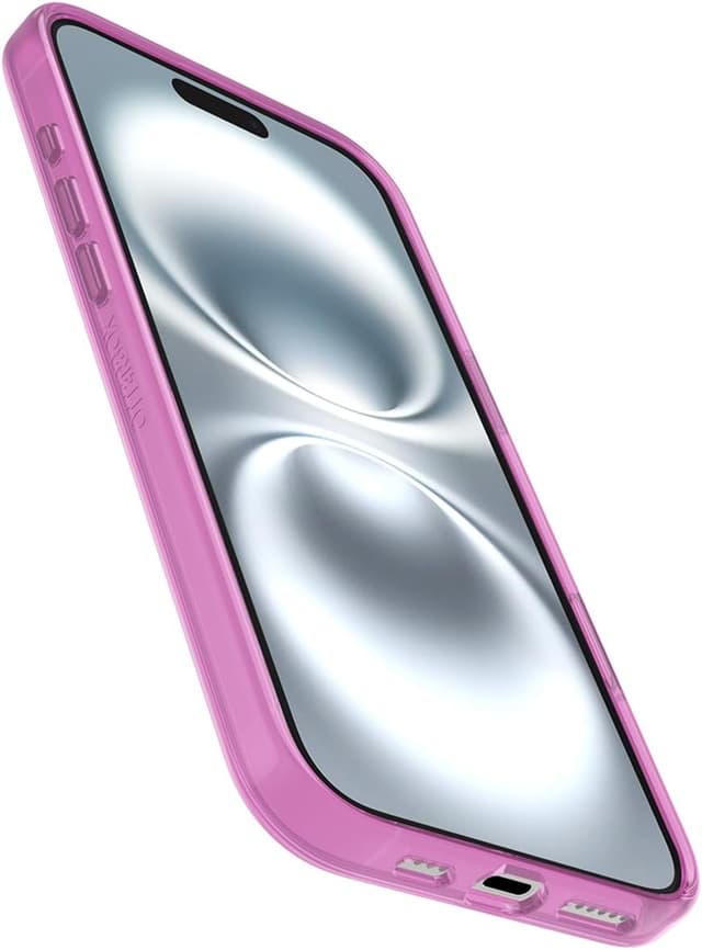 Detalle 1 de OtterBox Clear Case Series con MagSafe per iPhone 16 Plus (Rosefinch) con protezione antiurto e Camera Control