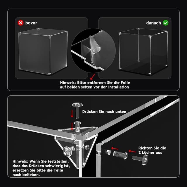 Thumbnail 6 de DOFOPO Acryl Vitrine 15×15×25 cm