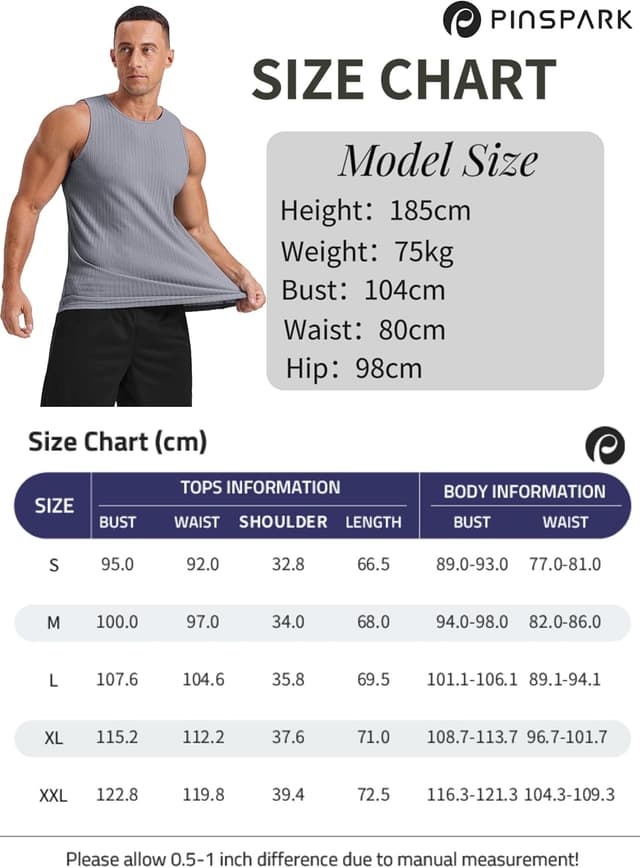 Thumbnail 6 de PINSPARK débardeur homme sans manches 65% polyester