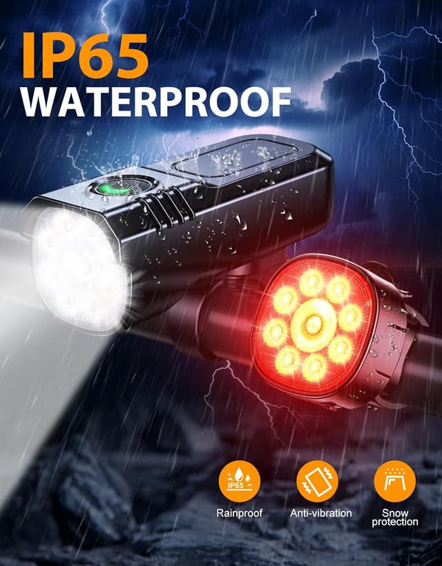 Thumbnail 4 de ISEYOU Bike Lights 1000 lumen set