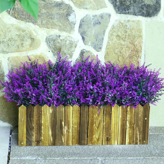Thumbnail 6 de Sredumn 20 Bundles Artificial Lavender Flowers (UV Resistant Plastic) for Outdoor Pots, Baskets & Trellis