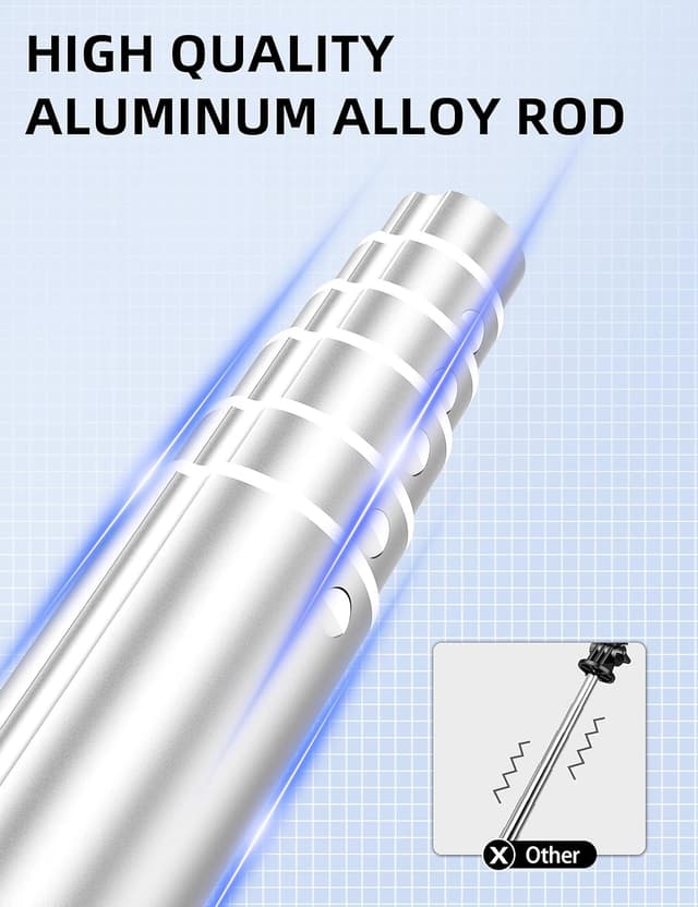 Detalle de SelfieShow 41'' Phone for Tripod selfie stick tripod stand with wireless remote (Pink)