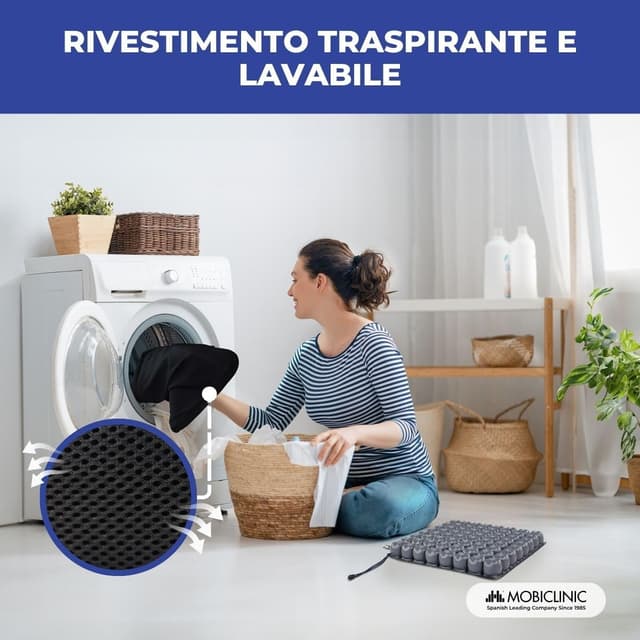 Thumbnail 4 de Mobiclinic Q-AIR Cuscino d'Aria 40x40x6 cm