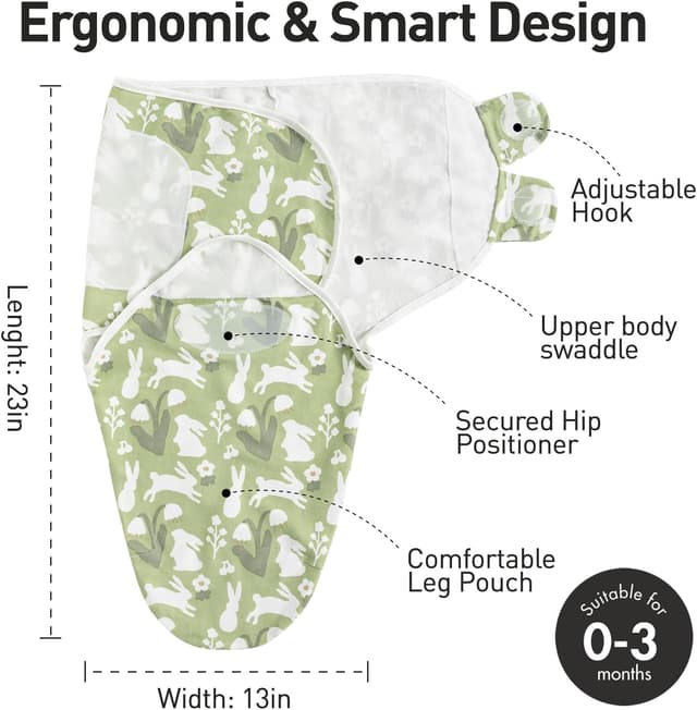Thumbnail 2 de GLLQUEN BABY Swaddles Pucksack 0-3 Monate