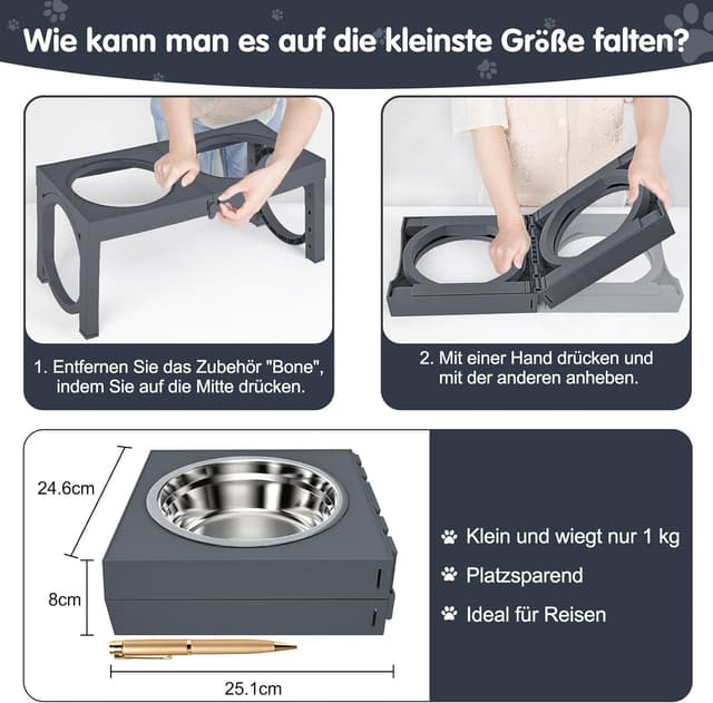 Thumbnail 4 de X XBEN Erhöhter Hundenapf 1,5 L