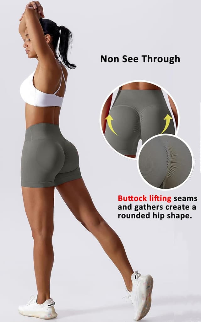 Detalle 1 de Coswind short de sport gainant taille haute