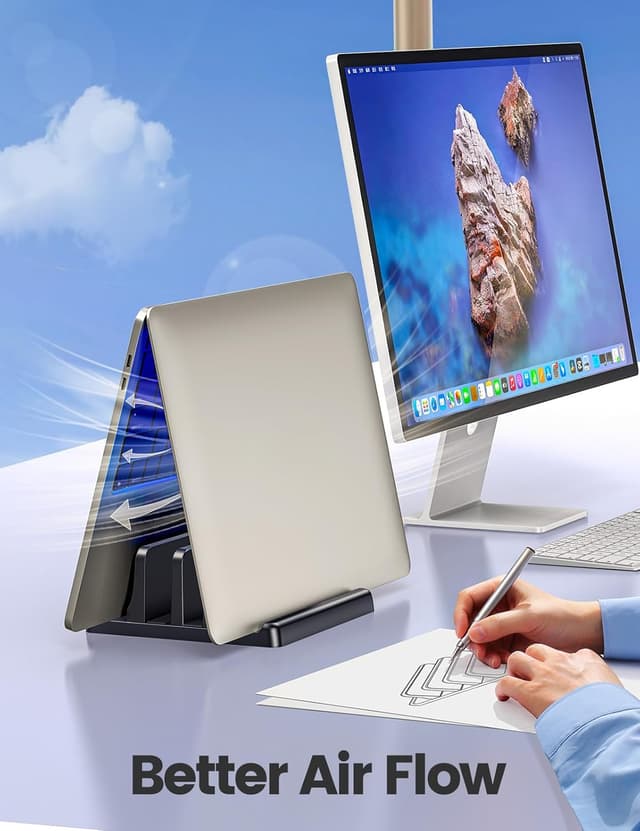 Thumbnail 2 de VAYDEER Supporto verticale per laptop 4 in 1 17,3