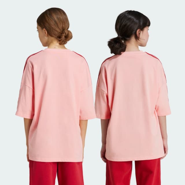 Detalle 2 de Adidas Camiseta Graphic Rosa adolescentes