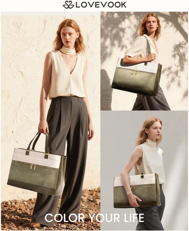 Thumbnail 1 de LOVEVOOK 15.6" Laptop Tote Bag for Women