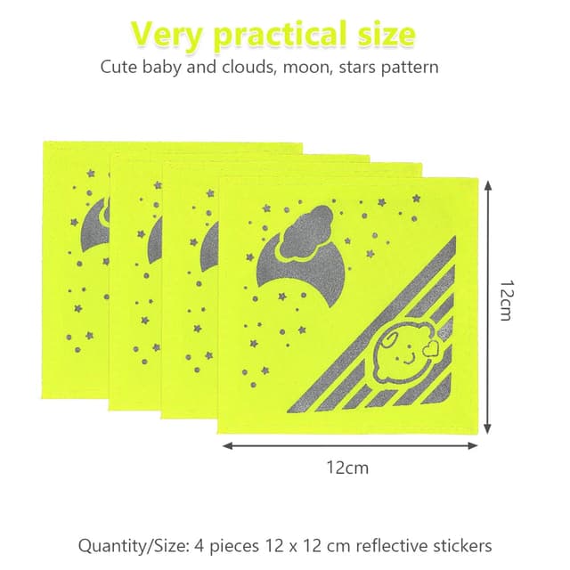 Thumbnail 1 de Vicloon Reflektoren Kinderwagen 12 x 12 cm đą