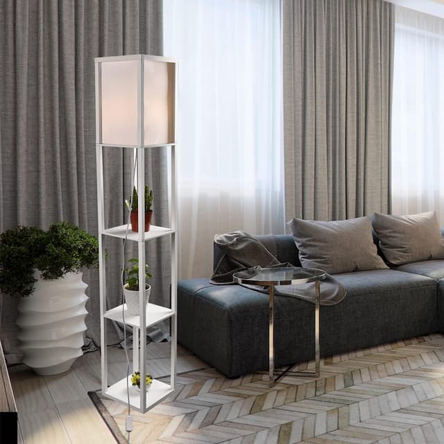 Thumbnail 6 de PULUOMIS Floor Lamp with Shelves 160cm