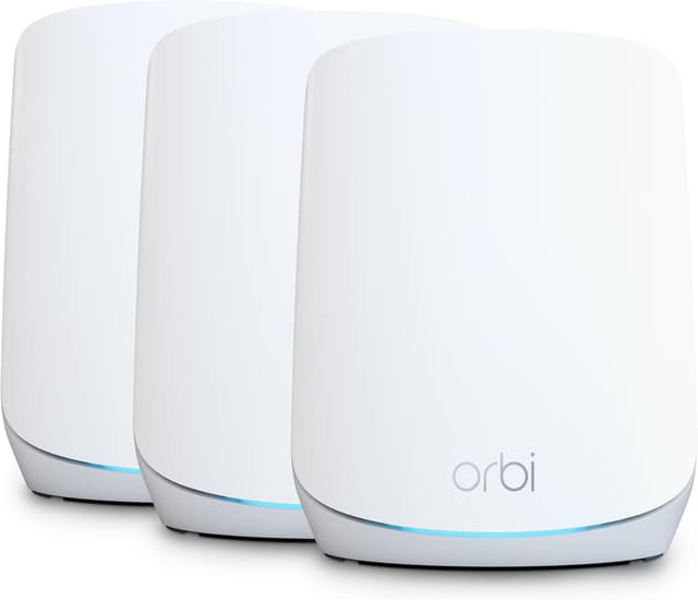 Detalle 2 de NETGEAR Orbi Mesh WiFi 6 System (RBK763S) with 2 extenders – covers up to 6,000 sq ft