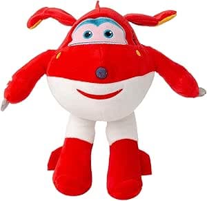 Detalle de Super Wings 26cm 🧸 Aviones de Peluche Jett, Jerome, Dizzy o Donnie