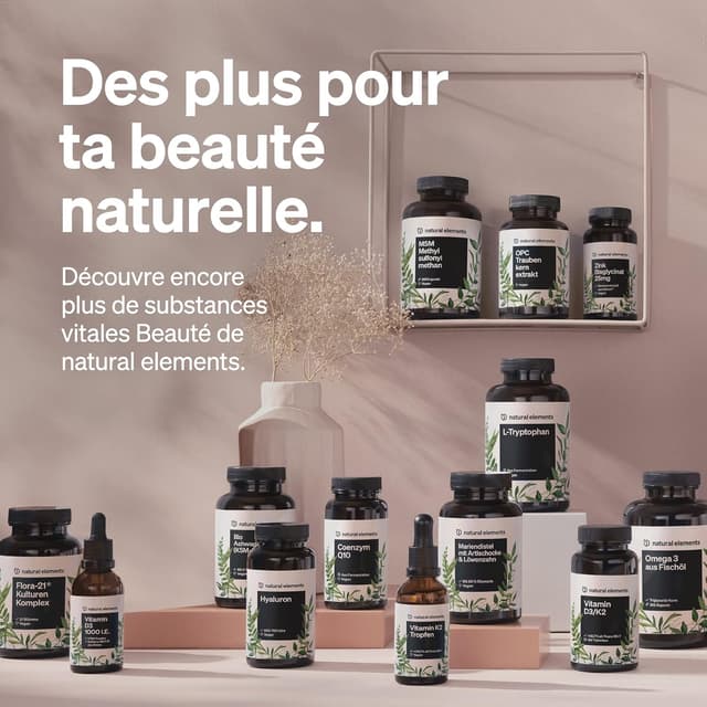 Detalle de Complexe Biotine 365 comprimés avec zinc 10 mg et sélénium 55 µg (1 an d’approvisionnement) — Vegan