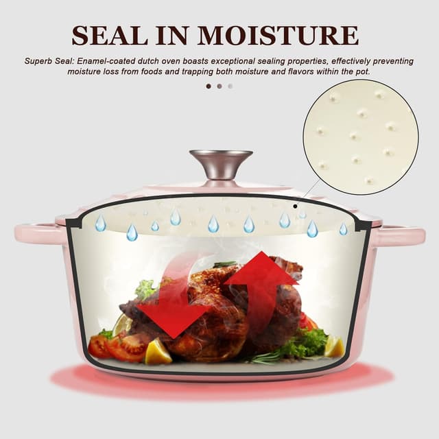 Thumbnail 1 de Overmont 5.5 QT Dutch Oven cast iron 🍲