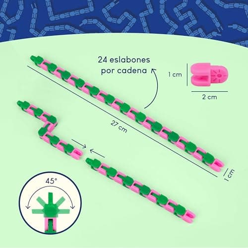 Detalle 2 de BONNYCO Wacky Tracks Pack 40: juguetes sensoriales antiestrés de bolsillo para niños de 3 a 12 años