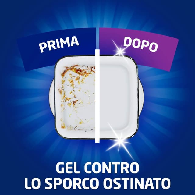 Detalle de Finish Powergel Detersivo Lavastoviglie 0% (gel) — pacco da 7 bottiglie da 30 lavaggi