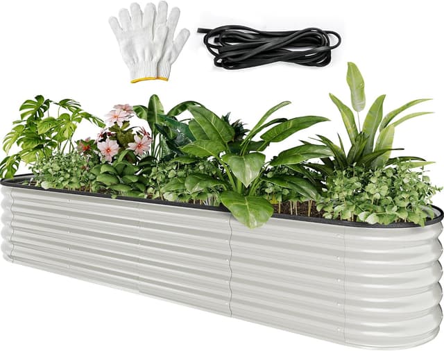 Detalle de YITAHOME Outdoor Hochbeet 240 x 61 x 43 cm