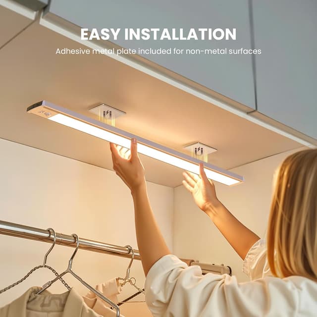 Thumbnail 6 de TANSOOL+ LED-Schrankbeleuchtung mit Bewegungsmelder, USB‑C aufladbar (2er-Set, 50 cm)