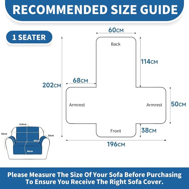 Detalle de YSTELLAA Impermeabile copridivano 1 posto