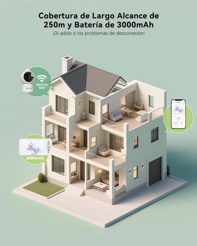 Thumbnail 5 de COCOCAM 2K 4MP Cámara vigilancia bebé 5