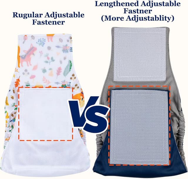 Detalle de Dono Rüdenwindeln wiederverwendbar 3er Set