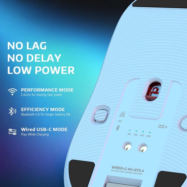 Thumbnail 5 de VGN Game Power Attack Shark X6 49g Ultraleicht Maus