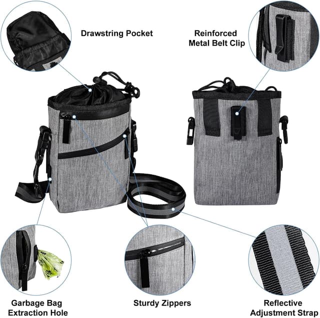 Detalle 2 de PUGTOW Dog Treat Pouch 4-way carry