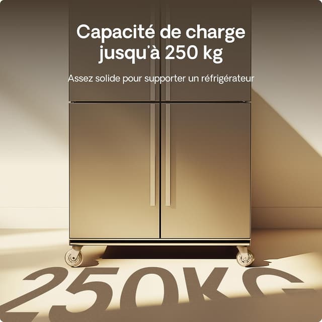 Thumbnail 4 de Desktronic Roulettes caoutchouc 250 kg